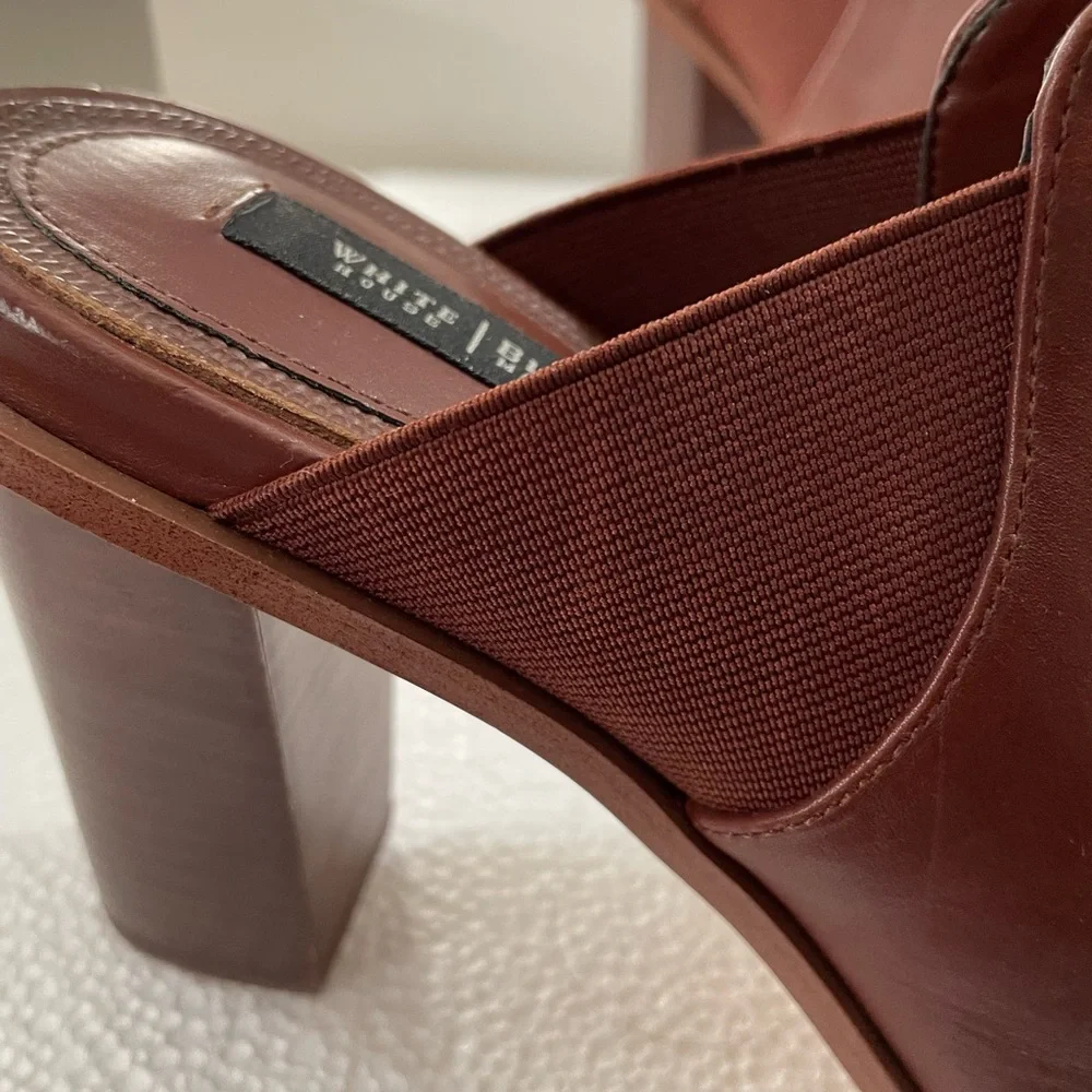 Vince Camuto Brown Mules - Picture 4 of 6